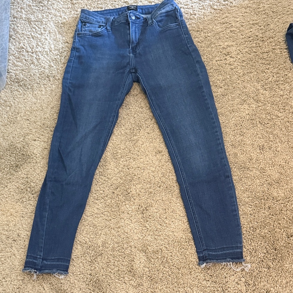 Just Black Dark Blue Ankle Jeans
